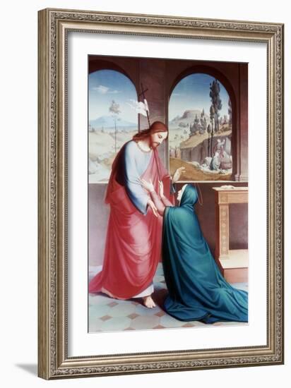 Jesus Appears to His Mother-Gebhard Flatz-Framed Giclee Print