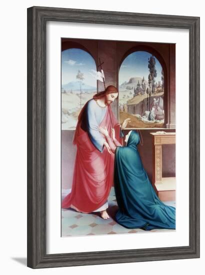 Jesus Appears to His Mother-Gebhard Flatz-Framed Giclee Print