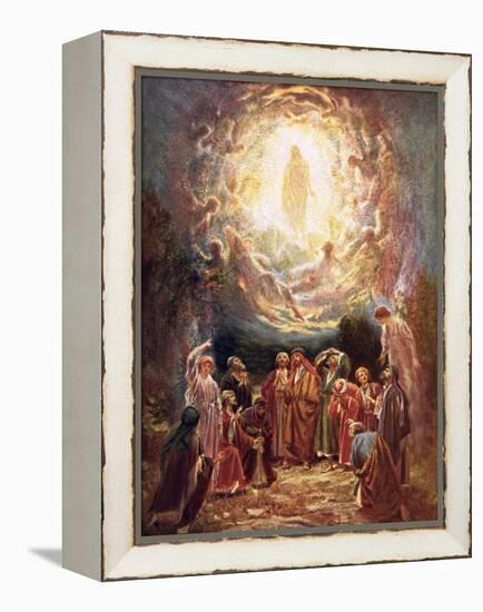 Jesus Ascending into Heaven-William Brassey Hole-Framed Premier Image Canvas