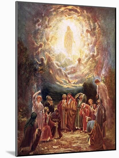 Jesus Ascending into Heaven-William Brassey Hole-Mounted Giclee Print
