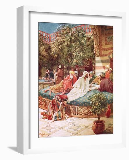 Jesus at the House of Simon the Pharisee-William Brassey Hole-Framed Giclee Print