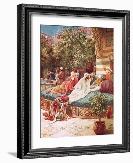 Jesus at the House of Simon the Pharisee-William Brassey Hole-Framed Giclee Print