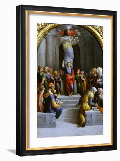 Jesus at the Temple Among the Doctors (Inv 196)-Benvenuto Tisi Da Garofalo-Framed Giclee Print