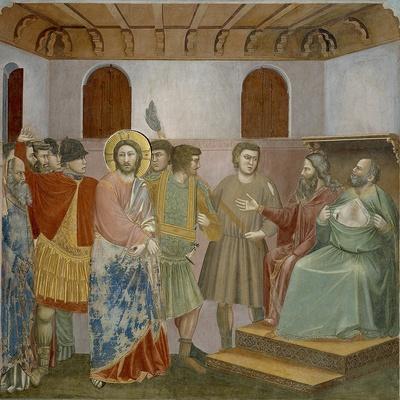 Jesus before Annas and Caiaphas, Detail from Life and Passion of Christ,  1303-1305' Giclee Print - Giotto di Bondone | Art.com