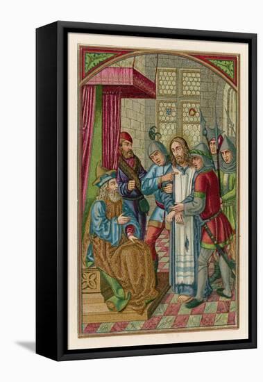 Jesus Before Herod-null-Framed Stretched Canvas