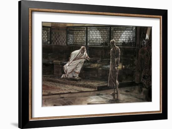 Jesus Before Pilate For the First Time-James Tissot-Framed Giclee Print