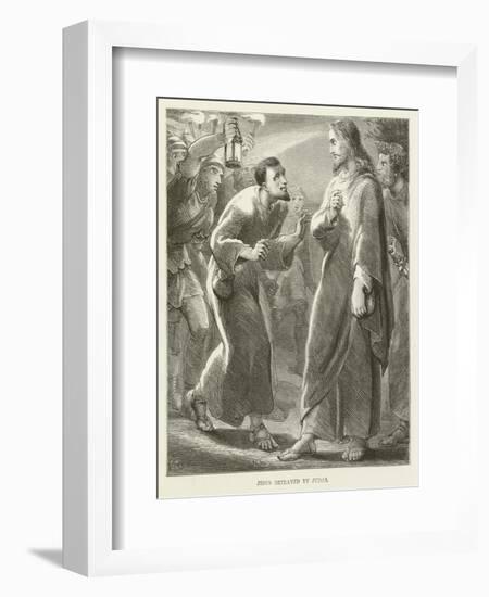 Jesus Betrayed by Judas-null-Framed Giclee Print