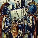 Alexander Slashed the Gordian Knot Apart with His Sword-Jesus Blasco-Giclee Print