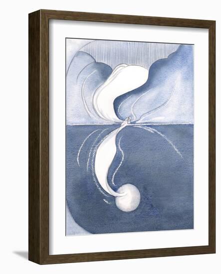 Jesus Came from the Holy Virgin, the Mother of God, to Pour out God's Grace upon the World, 2000 (W-Elizabeth Wang-Framed Giclee Print