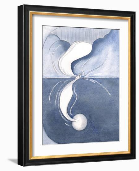 Jesus Came from the Holy Virgin, the Mother of God, to Pour out God's Grace upon the World, 2000 (W-Elizabeth Wang-Framed Giclee Print