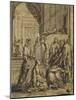 Jésus chez Marthe et Marie-Eustache Le Sueur-Mounted Giclee Print