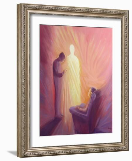 Jesus Christ Comes to Us in Holy Communion When We are Sick or Housebound, 1993-Elizabeth Wang-Framed Giclee Print