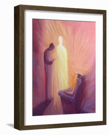 Jesus Christ Comes to Us in Holy Communion When We are Sick or Housebound, 1993-Elizabeth Wang-Framed Giclee Print