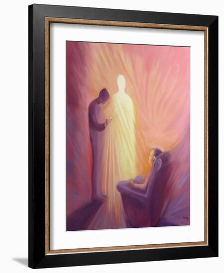 Jesus Christ Comes to Us in Holy Communion When We are Sick or Housebound, 1993-Elizabeth Wang-Framed Giclee Print