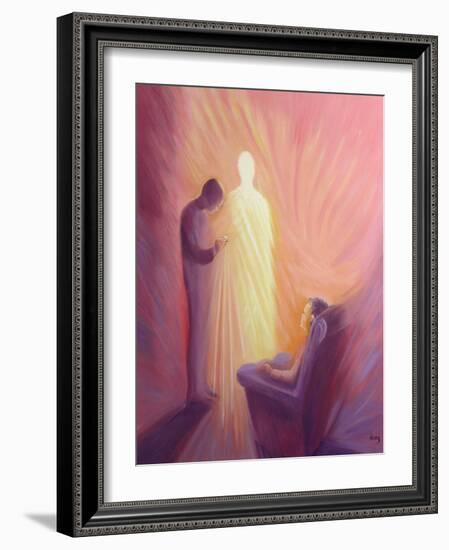 Jesus Christ Comes to Us in Holy Communion When We are Sick or Housebound, 1993-Elizabeth Wang-Framed Giclee Print