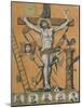 Jésus Christ en croix-null-Mounted Giclee Print