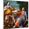 Jesus Christ Et La Samaritgaine - Christ and the Samaritan Woman - Lorenzo Lippi (1606-1665). Oil O-Lorenzo Lippi-Mounted Giclee Print