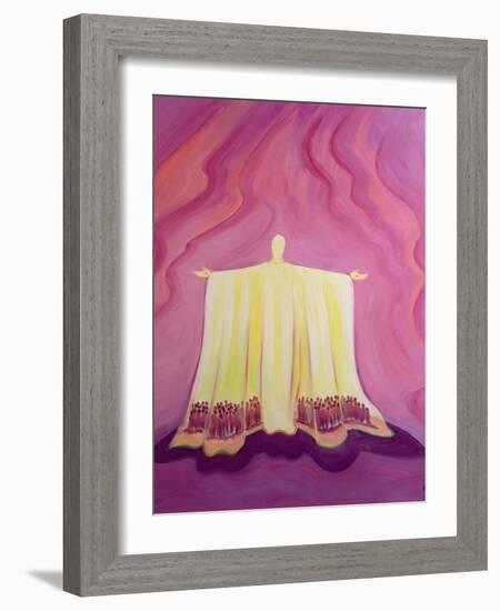 Jesus Christ Is Like a Tent Which Shelters Us in Life's Desert, 1993-Elizabeth Wang-Framed Giclee Print