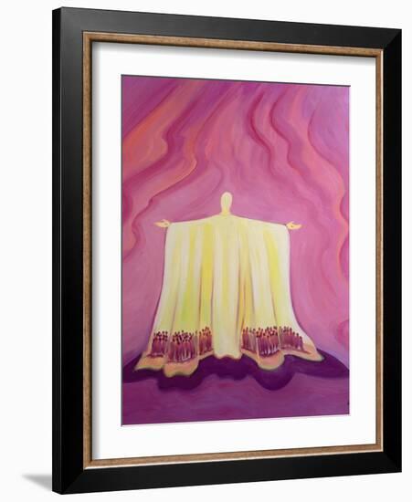 Jesus Christ Is Like a Tent Which Shelters Us in Life's Desert, 1993-Elizabeth Wang-Framed Giclee Print