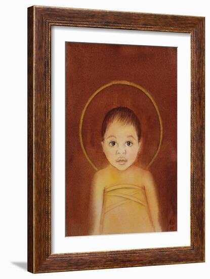 Jesus Christ Is True God, Who Took on Our Human Nature, 2005-Elizabeth Wang-Framed Giclee Print