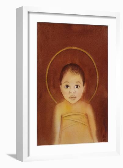 Jesus Christ Is True God, Who Took on Our Human Nature, 2005-Elizabeth Wang-Framed Giclee Print