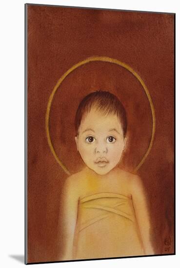 Jesus Christ Is True God, Who Took on Our Human Nature, 2005-Elizabeth Wang-Mounted Giclee Print