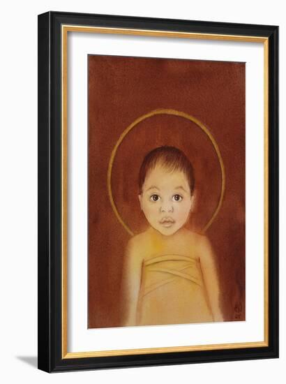 Jesus Christ Is True God, Who Took on Our Human Nature, 2005-Elizabeth Wang-Framed Giclee Print