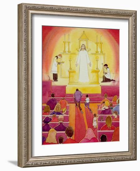 Jesus Christ Is Truly Present in the Blessed Sacrament, 2005-Elizabeth Wang-Framed Giclee Print