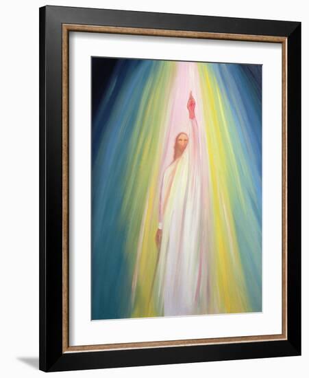 Jesus Christ Points Us to God the Father, 1995-Elizabeth Wang-Framed Giclee Print