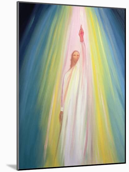 Jesus Christ Points Us to God the Father, 1995-Elizabeth Wang-Mounted Giclee Print