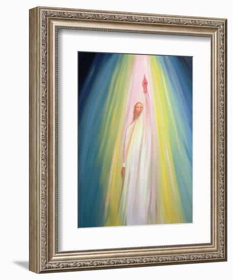 Jesus Christ Points Us to God the Father, 1995-Elizabeth Wang-Framed Giclee Print