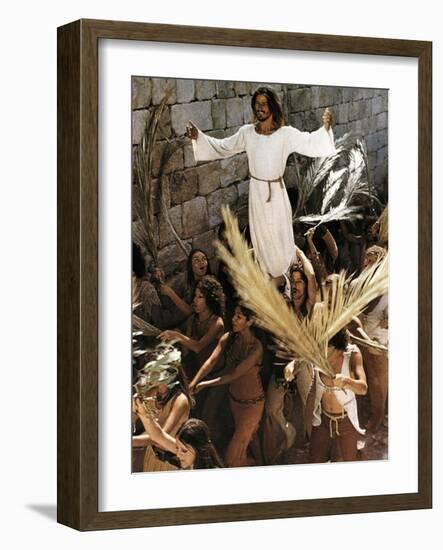 Jesus Christ Superstar, Ted Neeley, 1973-null-Framed Photo