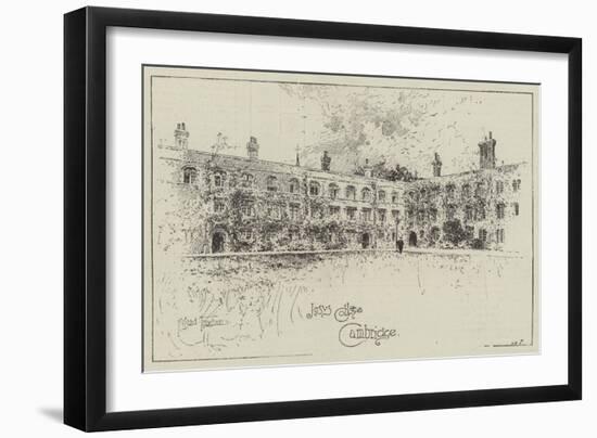 Jesus College, Cambridge-Joseph Holland Tringham-Framed Giclee Print