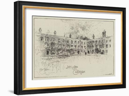 Jesus College, Cambridge-Joseph Holland Tringham-Framed Giclee Print