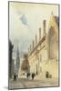 Jesus College from Thurl Street, Oxford, 1832-Thomas Shotter Boys-Mounted Giclee Print