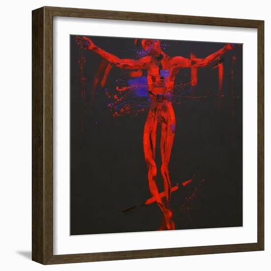 Jesus Dies on the Cross - Station 12-Penny Warden-Framed Giclee Print