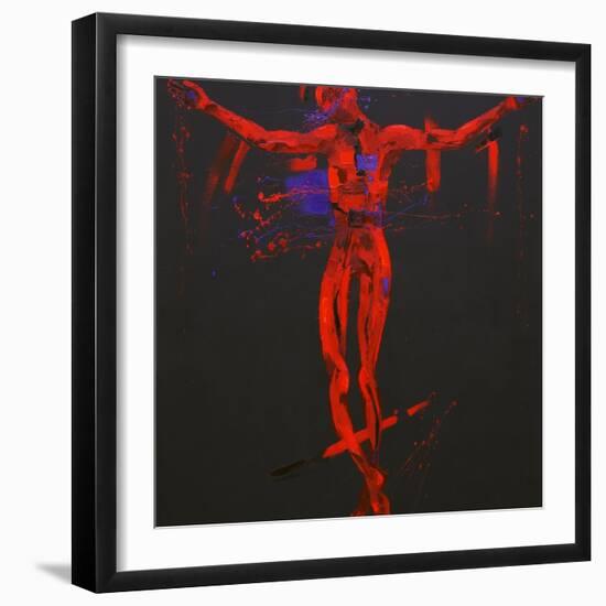 Jesus Dies on the Cross - Station 12-Penny Warden-Framed Giclee Print