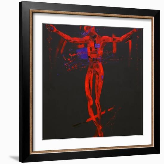 Jesus Dies on the Cross - Station 12-Penny Warden-Framed Giclee Print