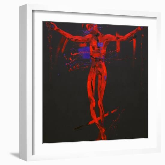 Jesus Dies on the Cross - Station 12-Penny Warden-Framed Giclee Print