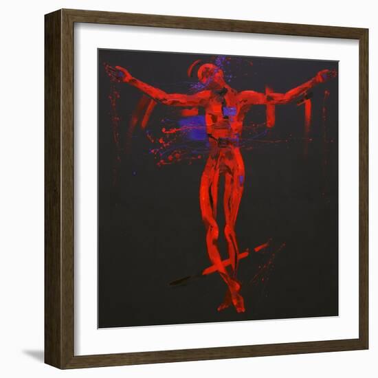 Jesus Dies on the Cross - Station 12-Penny Warden-Framed Giclee Print