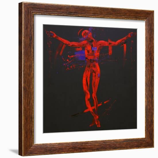 Jesus Dies on the Cross - Station 12-Penny Warden-Framed Giclee Print