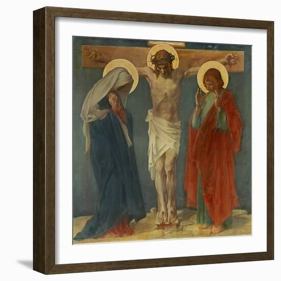 Jesus Dies on the Cross-Martin Feuerstein-Framed Giclee Print