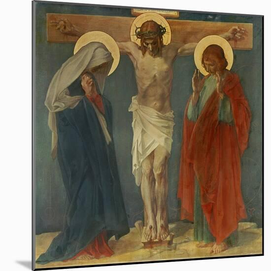 Jesus Dies on the Cross-Martin Feuerstein-Mounted Giclee Print