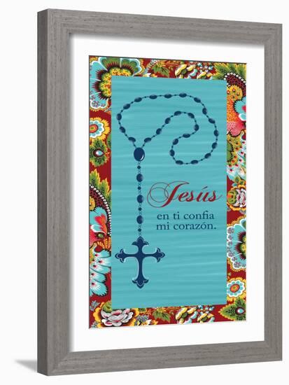 Jesus En Ti Confia Mi Corazon-Piper Ballantyne-Framed Art Print