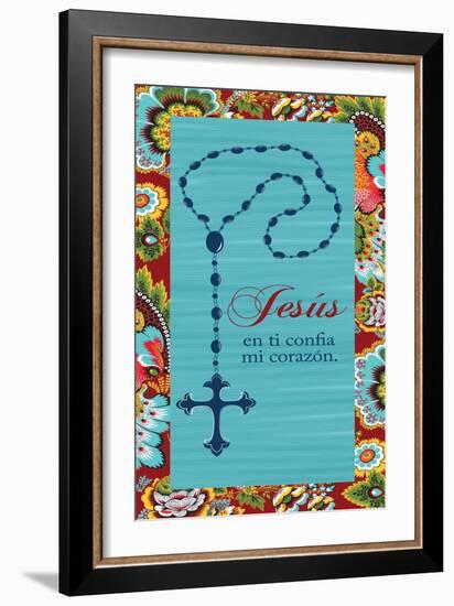 Jesus En Ti Confia Mi Corazon-Piper Ballantyne-Framed Art Print