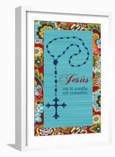 Jesus En Ti Confia Mi Corazon-Piper Ballantyne-Framed Art Print