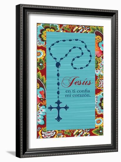 Jesus En Ti Confia Mi Corazon-Piper Ballantyne-Framed Art Print