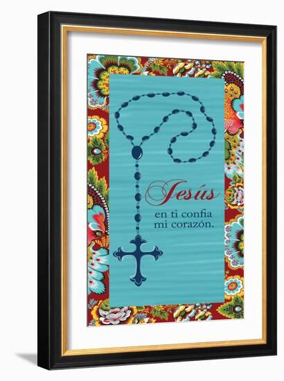 Jesus En Ti Confia Mi Corazon-Piper Ballantyne-Framed Art Print