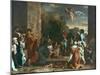 Jesus Enters Jerlusalem, C1630-Nicolas Poussin-Mounted Giclee Print