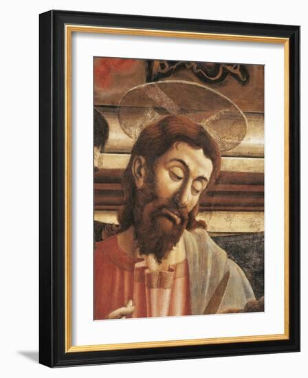 Jesus' Face, Detail from the Last Supper, 1450-Andrea Del Castagno-Framed Giclee Print